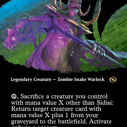 Sidisi, Regent of the Mire (Borderless) [Tarkir: Dragonstorm]