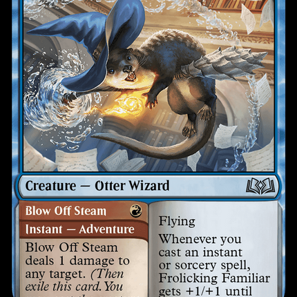 Frolicking Familiar // Blow Off Steam [Wilds of Eldraine]
