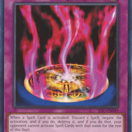 Cursed Seal of the Forbidden Spell (25th Anniversary) [IOC-EN049] Common
