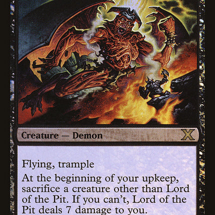Lord of the Pit (Premium Foil) [Tenth Edition]