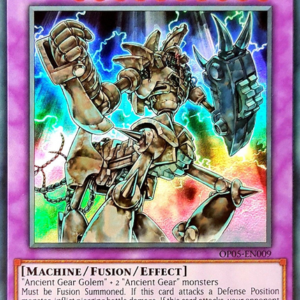 Ultimate Ancient Gear Golem [OP05-EN009] Super Rare