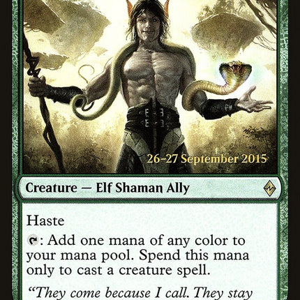 Beastcaller Savant [Battle for Zendikar Prerelease Promos]