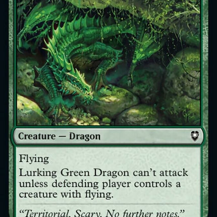 Lurking Green Dragon [Commander Legends: Battle for Baldur's Gate]