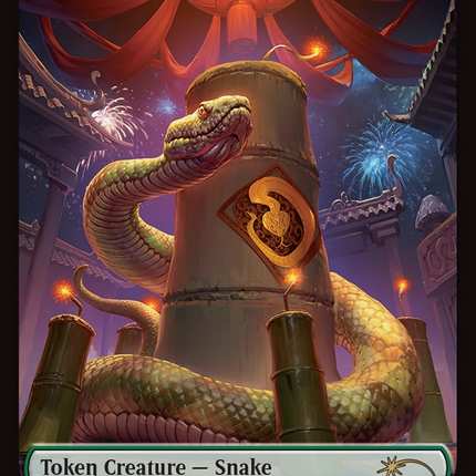 Snake Token (Year of the Snake 2025) [Standard Showdown Promos]