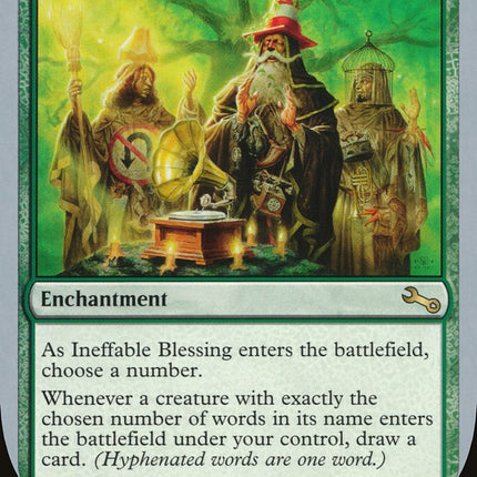 Ineffable Blessing ("choose a number") [Unstable]