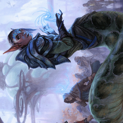 Lonis, Cryptozoologist Art Card [Modern Horizons 2 Art Series]