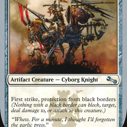 Knight of the Kitchen Sink ("protection from black border") [Unstable]