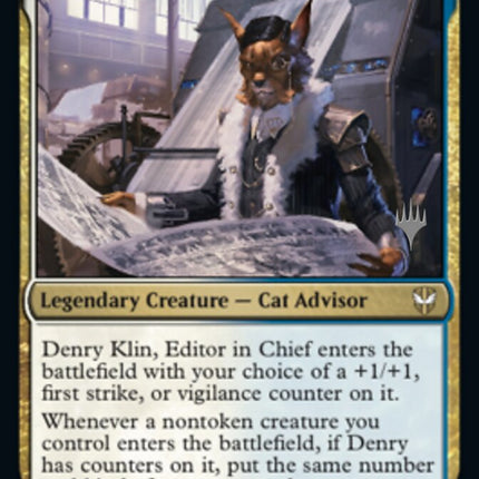 Denry Klin, Editor in Chief (Promo Pack) [Streets of New Capenna Commander Promos]