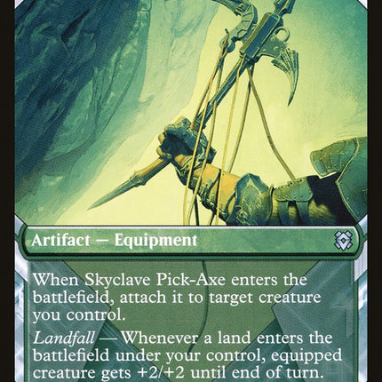 Skyclave Pick-Axe (Showcase) [Zendikar Rising]