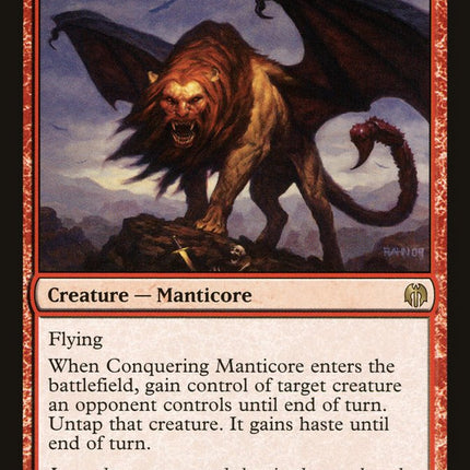 Conquering Manticore [Duel Decks: Heroes vs. Monsters]