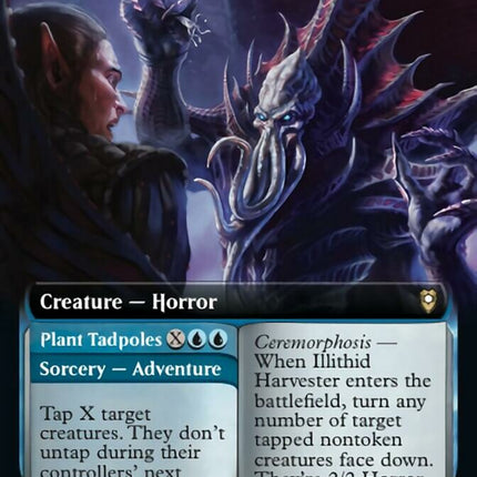 Illithid Harvester // Plant Tadpoles (Extended Art) [Commander Legends: Battle for Baldur's Gate]