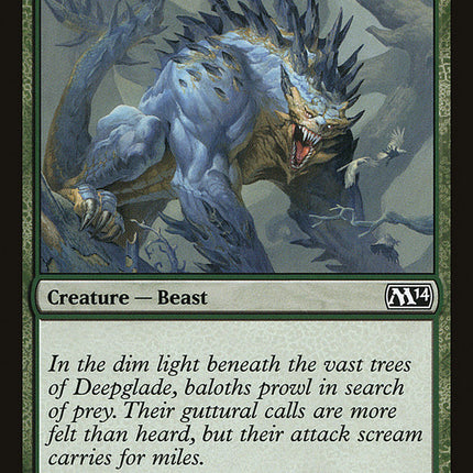 Rumbling Baloth [Magic 2014]
