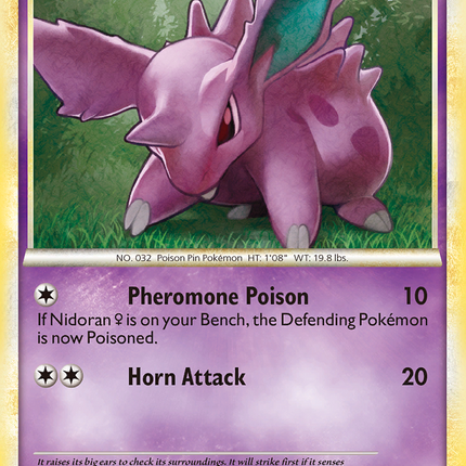 Nidoran (70/102) (Male) [HeartGold & SoulSilver: Triumphant]