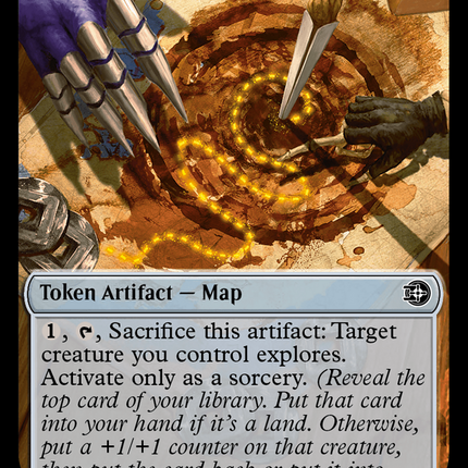 Map // Plot Double-Sided Token [Outlaws of Thunder Junction: The Big Score Tokens]