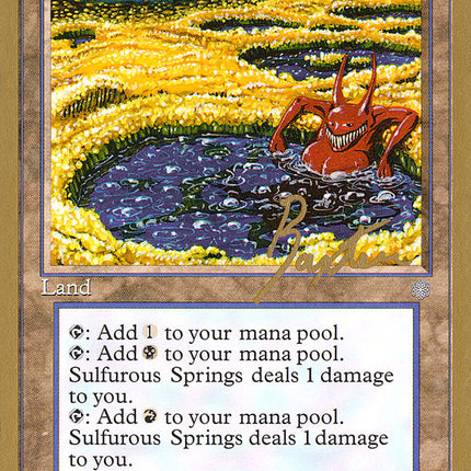Sulfurous Springs (George Baxter) [Pro Tour Collector Set]