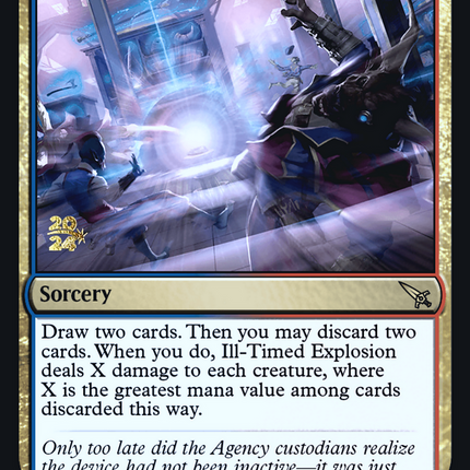 Ill-Timed Explosion [Murders at Karlov Manor Prerelease Promos]