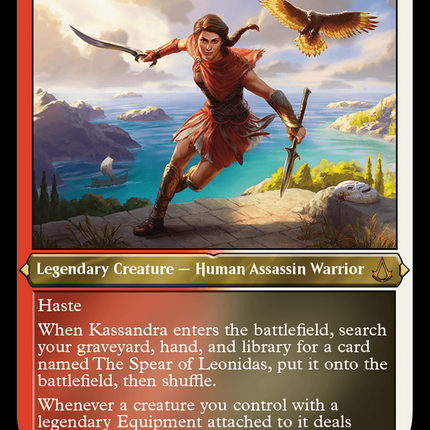 Kassandra, Eagle Bearer (Foil Etched) [Assassin's Creed]