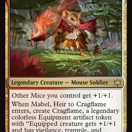 Mabel, Heir to Cragflame [Bloomburrow]