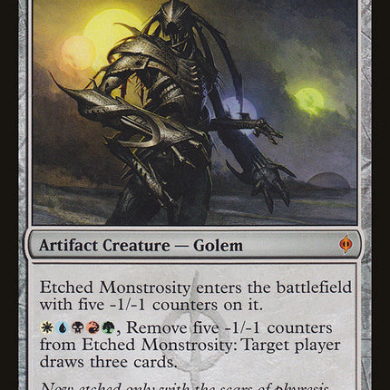 Etched Monstrosity [New Phyrexia]