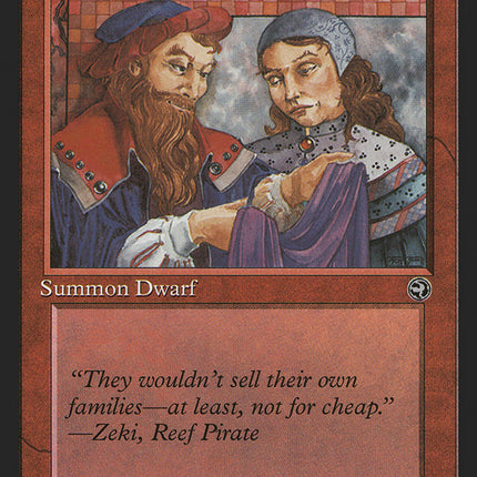 Dwarven Trader (Zeki Flavor Text) [Homelands]