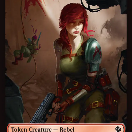 Soldier // Rebel Double-Sided Token [FINAL FANTASY Commander Tokens]