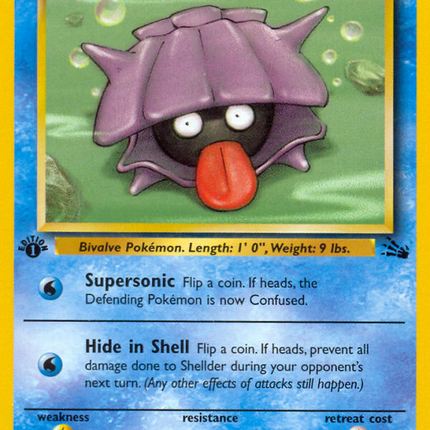 Shellder (54/62) [Fossil 1st Edition]