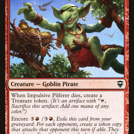 Impulsive Pilferer [Commander Legends]