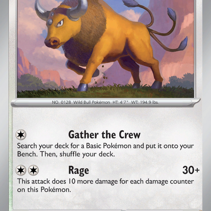 Tauros (128/165) [Scarlet & Violet 151]
