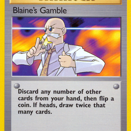 Blaine's Gamble (121/132) [Gym Heroes 1st Edition]
