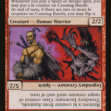 Cunning Bandit // Azamuki, Treachery Incarnate [Betrayers of Kamigawa]