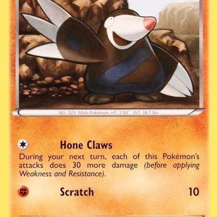 Drilbur (25/30) [Black & White: Trainer Kit - Excadrill]