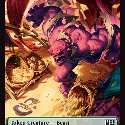 Rhino (013) // Beast (011) Double-Sided Token [Marvel Super Heroes Commander Tokens]