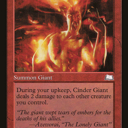 Cinder Giant [Weatherlight]