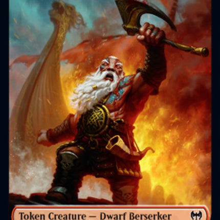 Dwarf Berserker Token [Kaldheim Tokens]