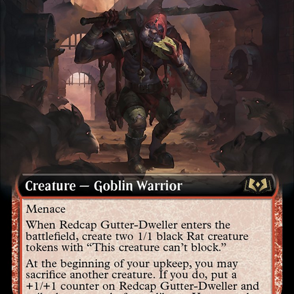 Redcap Gutter-Dweller (Extended Art) [Wilds of Eldraine]