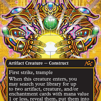 Brightglass Gearhulk (Borderless) (First-Place Foil) [Aetherdrift]