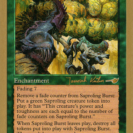 Saproling Burst (Janosch Kuhn) [World Championship Decks 2000]