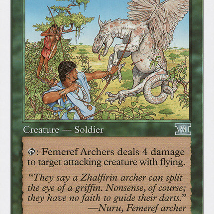 Femeref Archers [Classic Sixth Edition]
