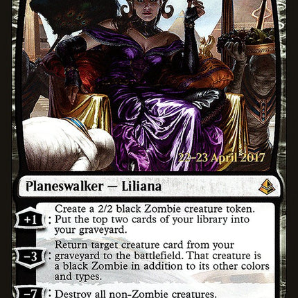 Liliana, Death's Majesty [Amonkhet Prerelease Promos]