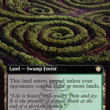 Turbulent Fen (Extended Art) [Secrets of Strixhaven Commander]