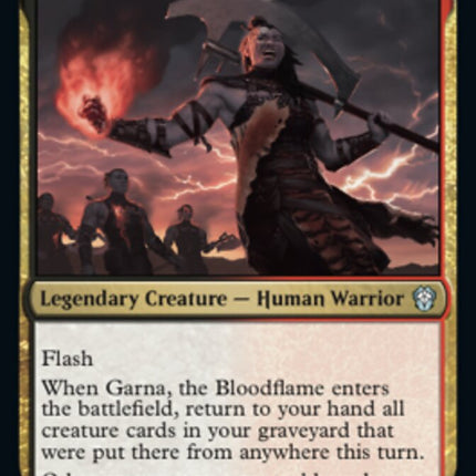 Garna, the Bloodflame [Dominaria United Commander]