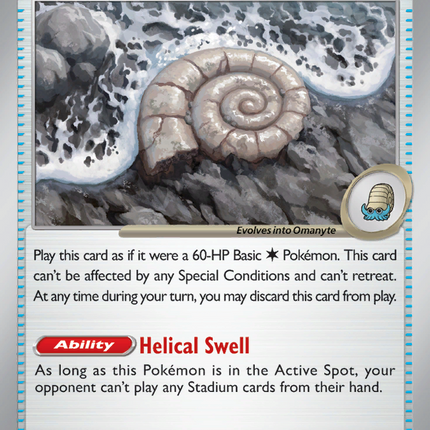 Antique Helix Fossil (153/165) [Scarlet & Violet 151]