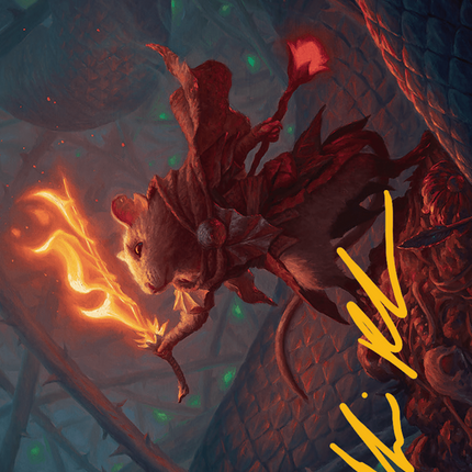 Emberheart Challenger Art Card (Gold-Stamped Signature) [Bloomburrow Art Series]