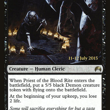 Priest of the Blood Rite [Magic Origins Prerelease Promos]