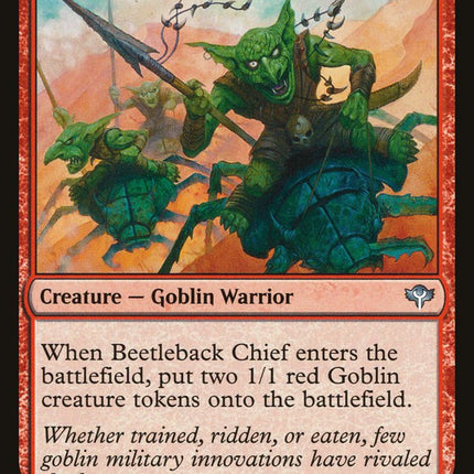 Beetleback Chief [Duel Decks: Speed vs. Cunning]