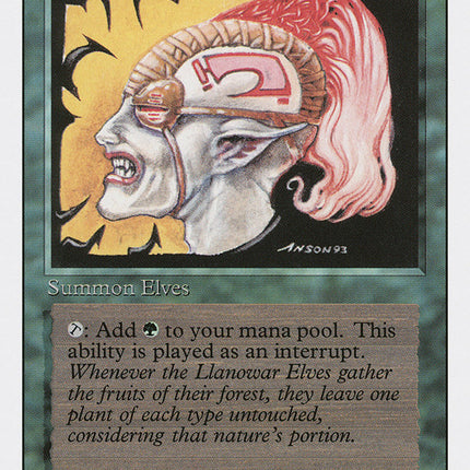 Llanowar Elves [Revised Edition]