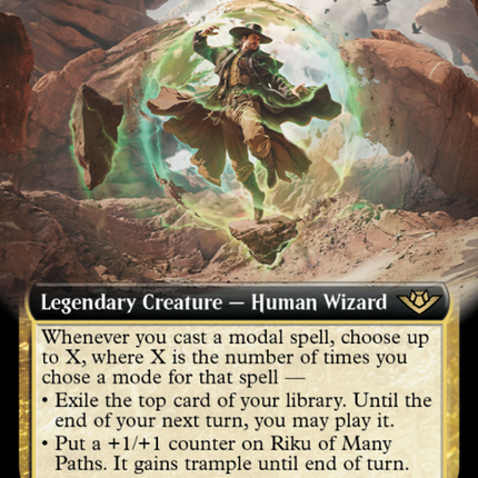Riku of Many Paths (Extended Art) [Outlaws of Thunder Junction]