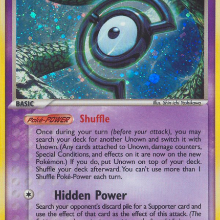 Unown (C) (C/28) [EX: Unseen Forces]