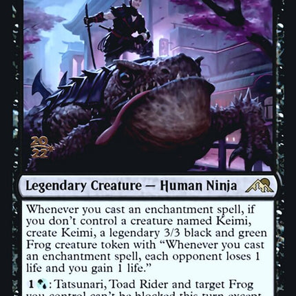 Tatsunari, Toad Rider [Kamigawa: Neon Dynasty Prerelease Promos]