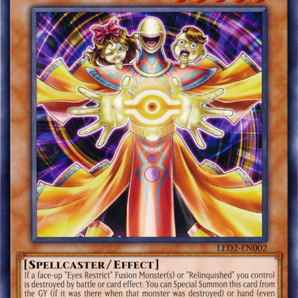 Illusionist Faceless Magician [LED2-EN002] Rare